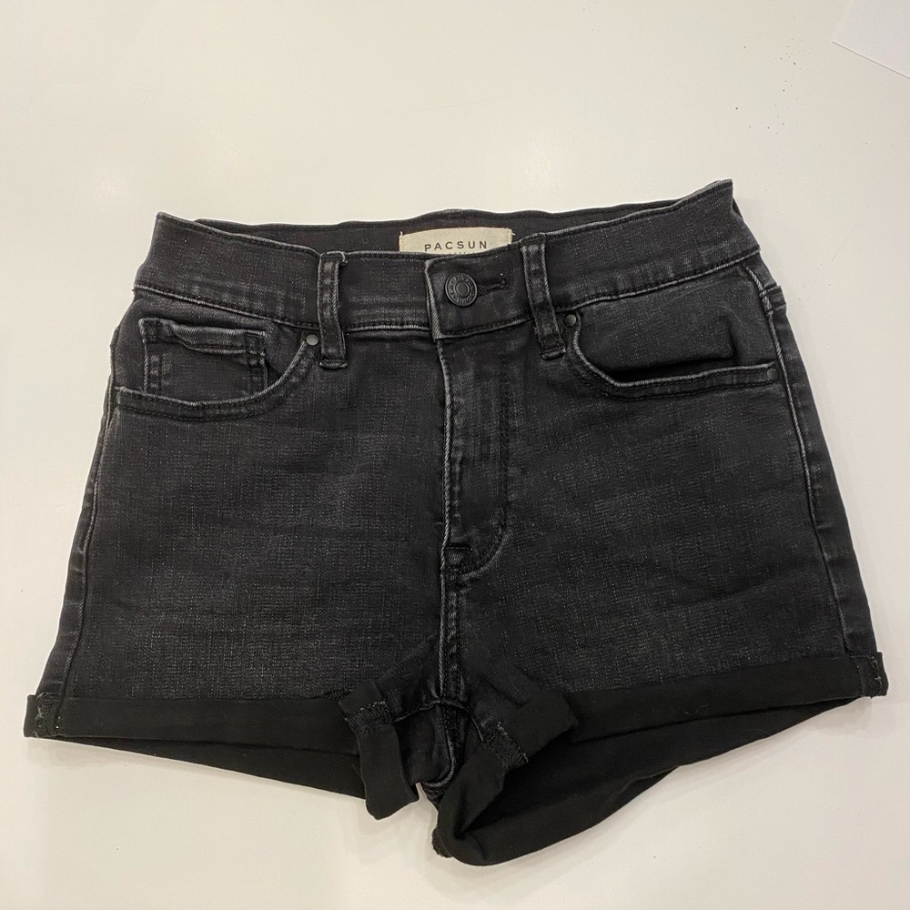 Black pacsun jean shorts